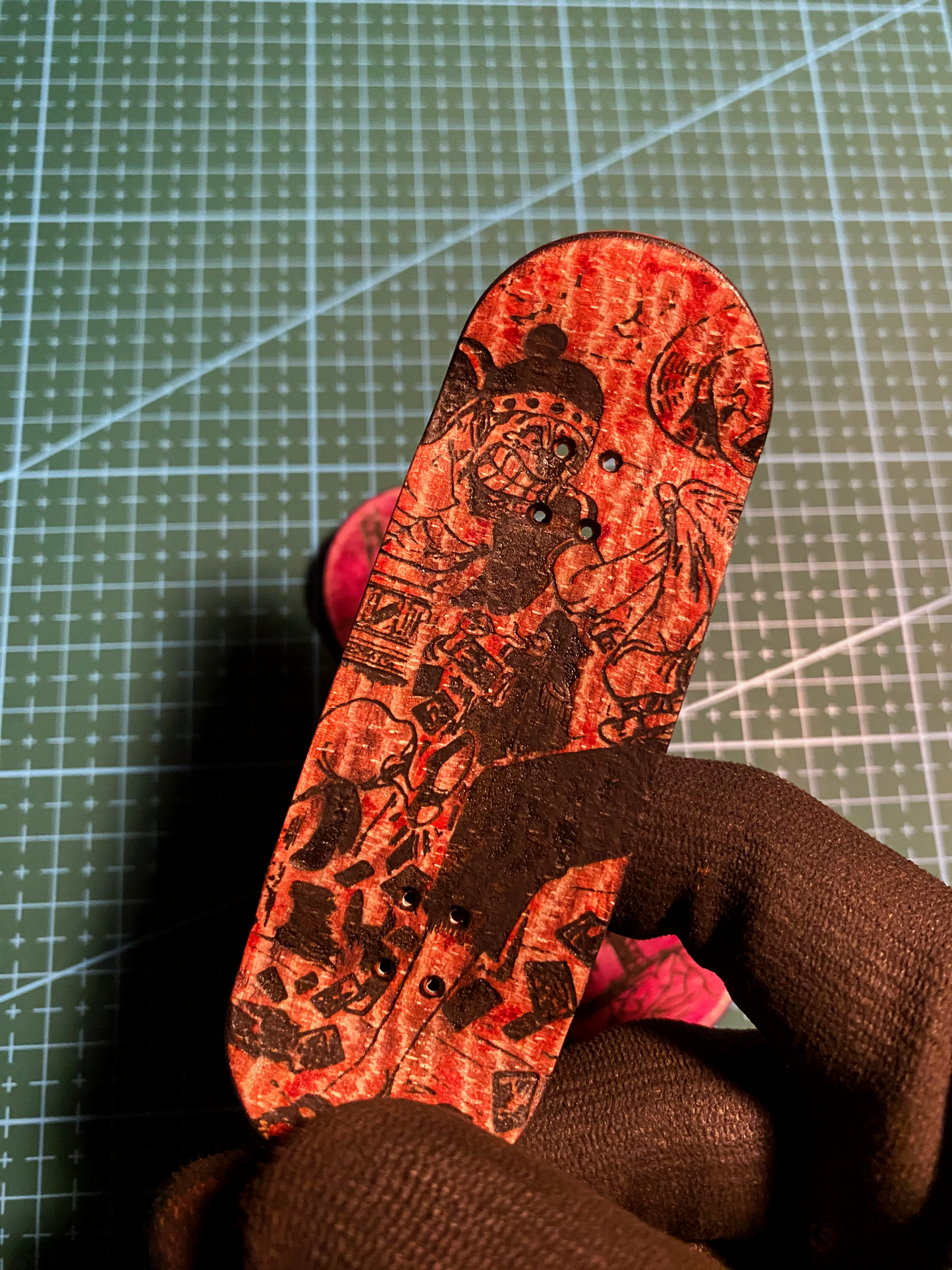 fingerskateboard wooden 34mm x 98mm