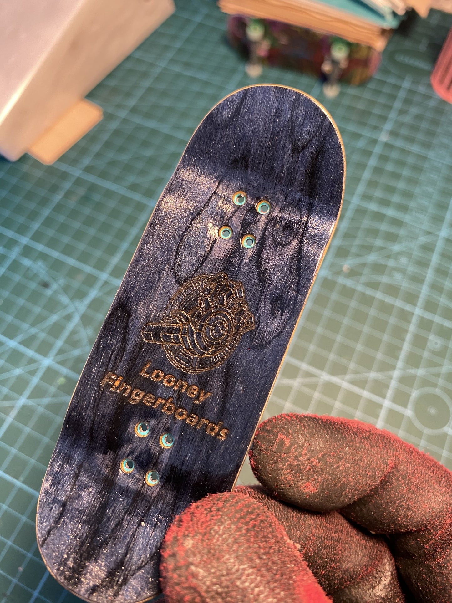 DMT fingerskateboard, fingerboard professional 35mm x 97mm