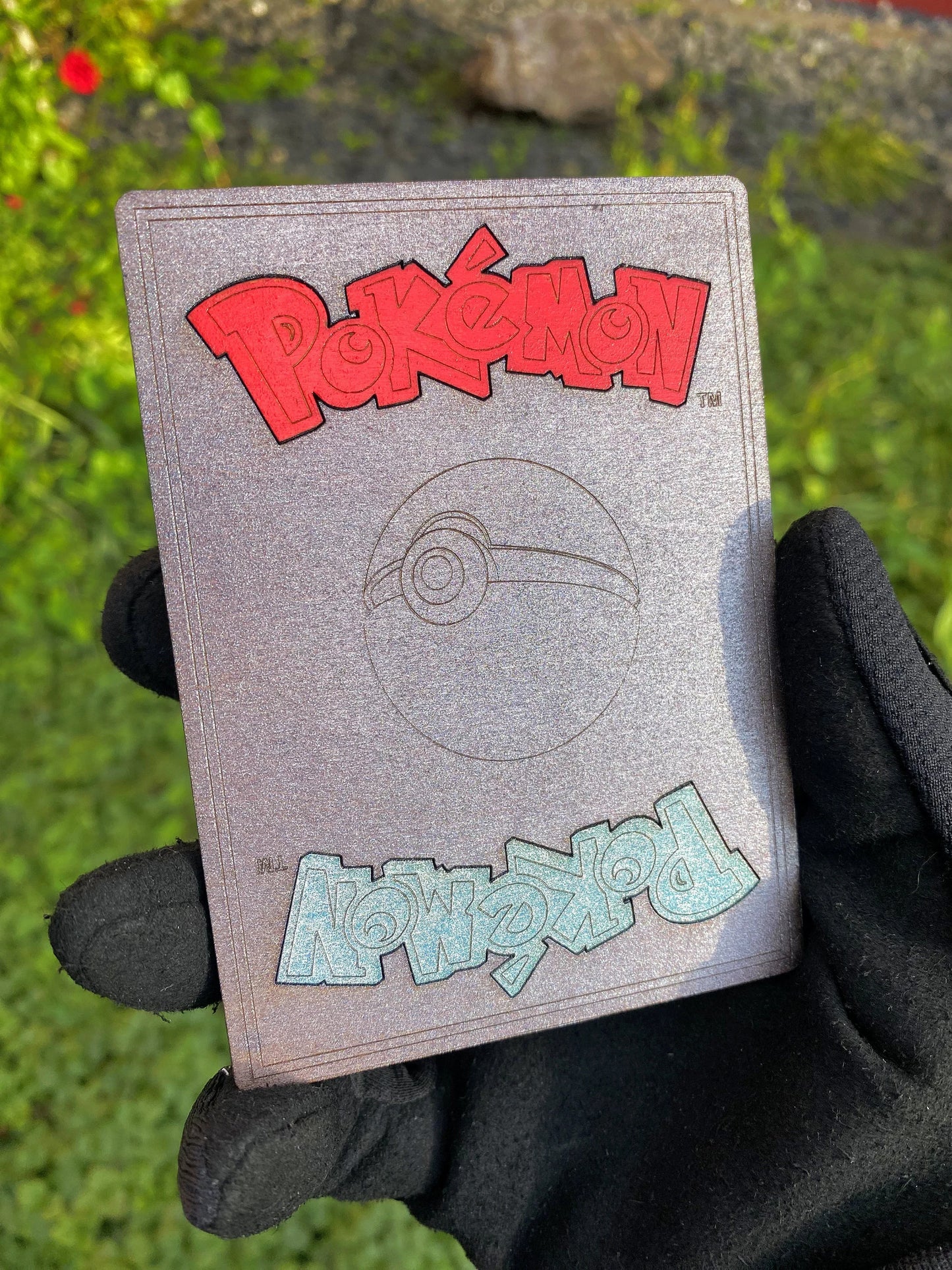 Lugia handgefertigte individuelle 3D-Pokémon-Karte aus Holz – Holzlasergraviertes Pokemon-Geschenk, handbemalt, handgefertigt