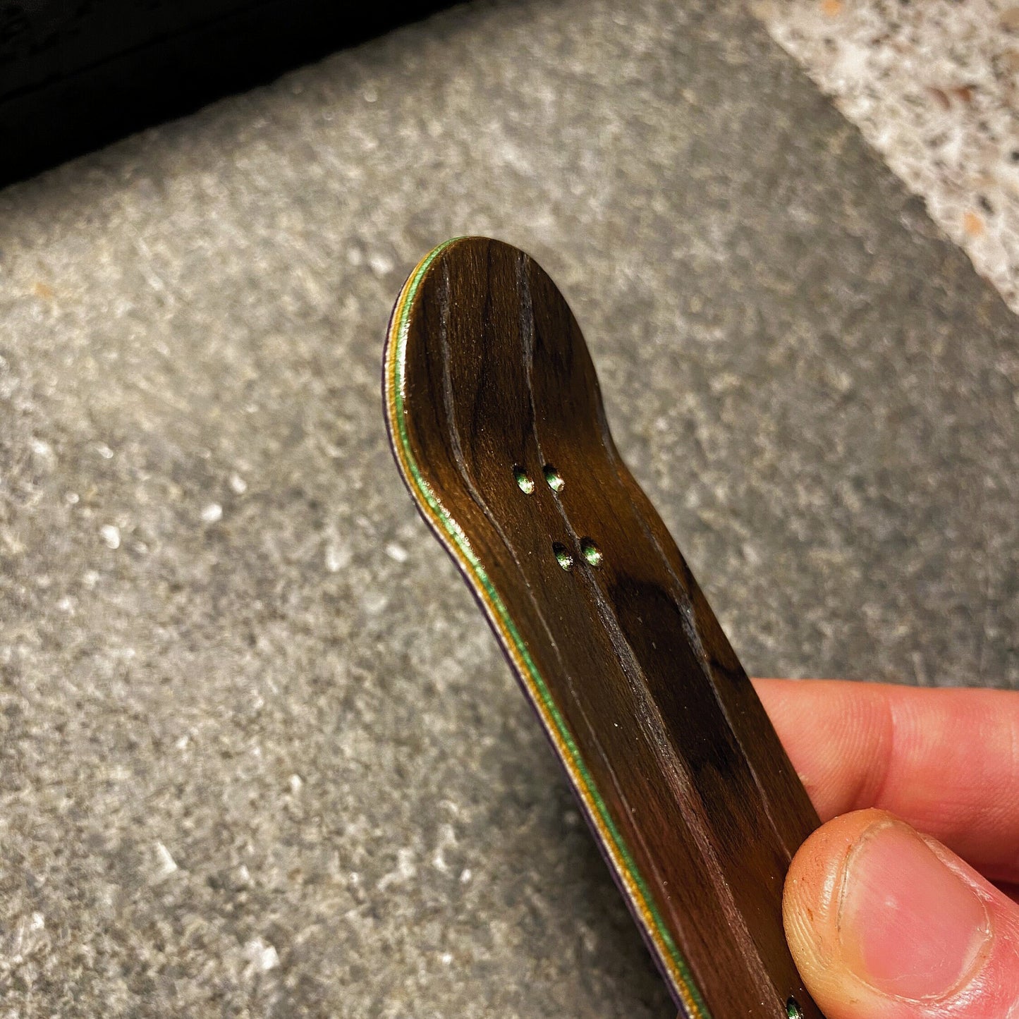 Professional fingerboard deck, unique engraved pro fingerskateboard 33,5mm x 96mm