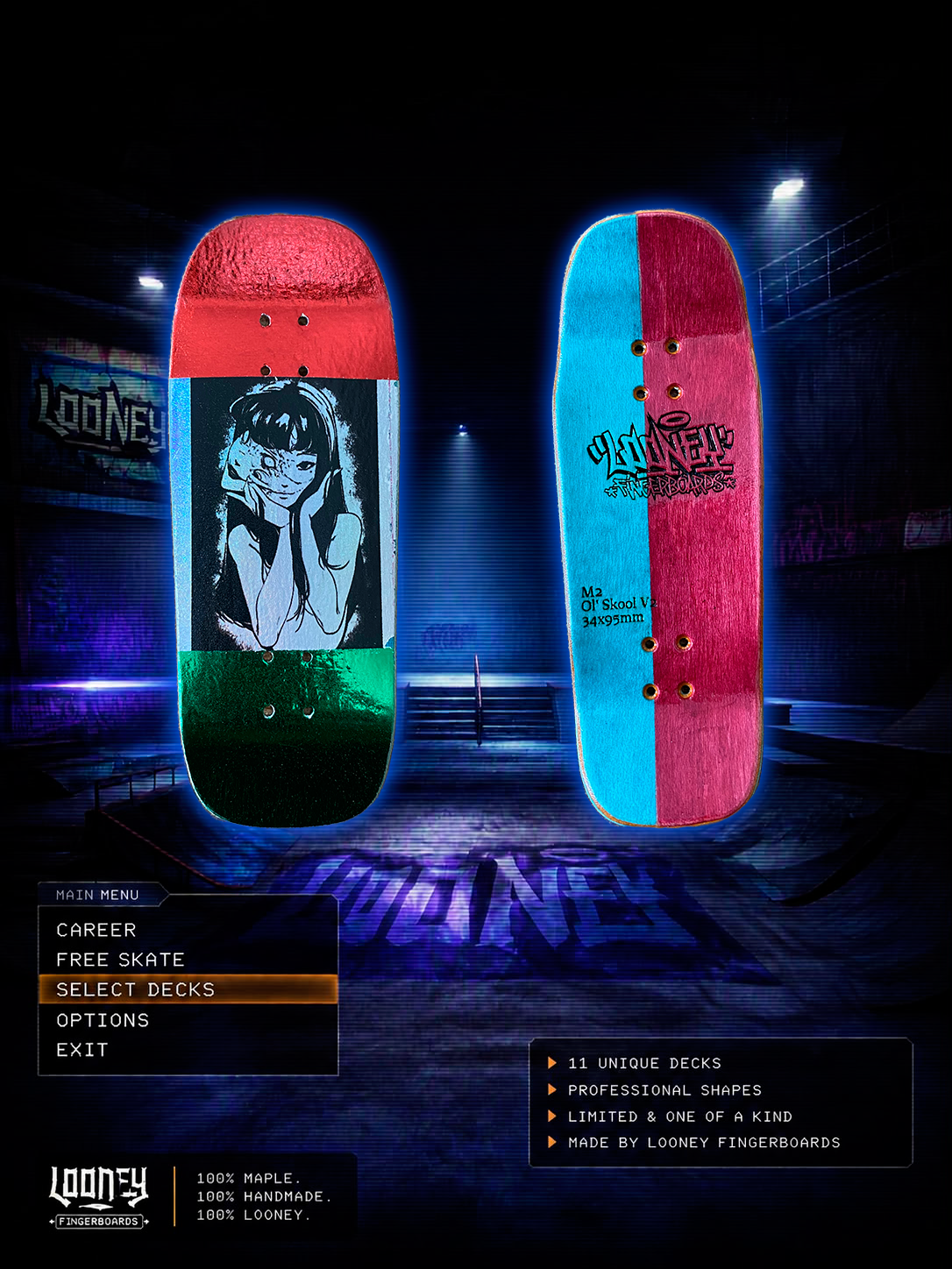 M2 Drop Fingerboards