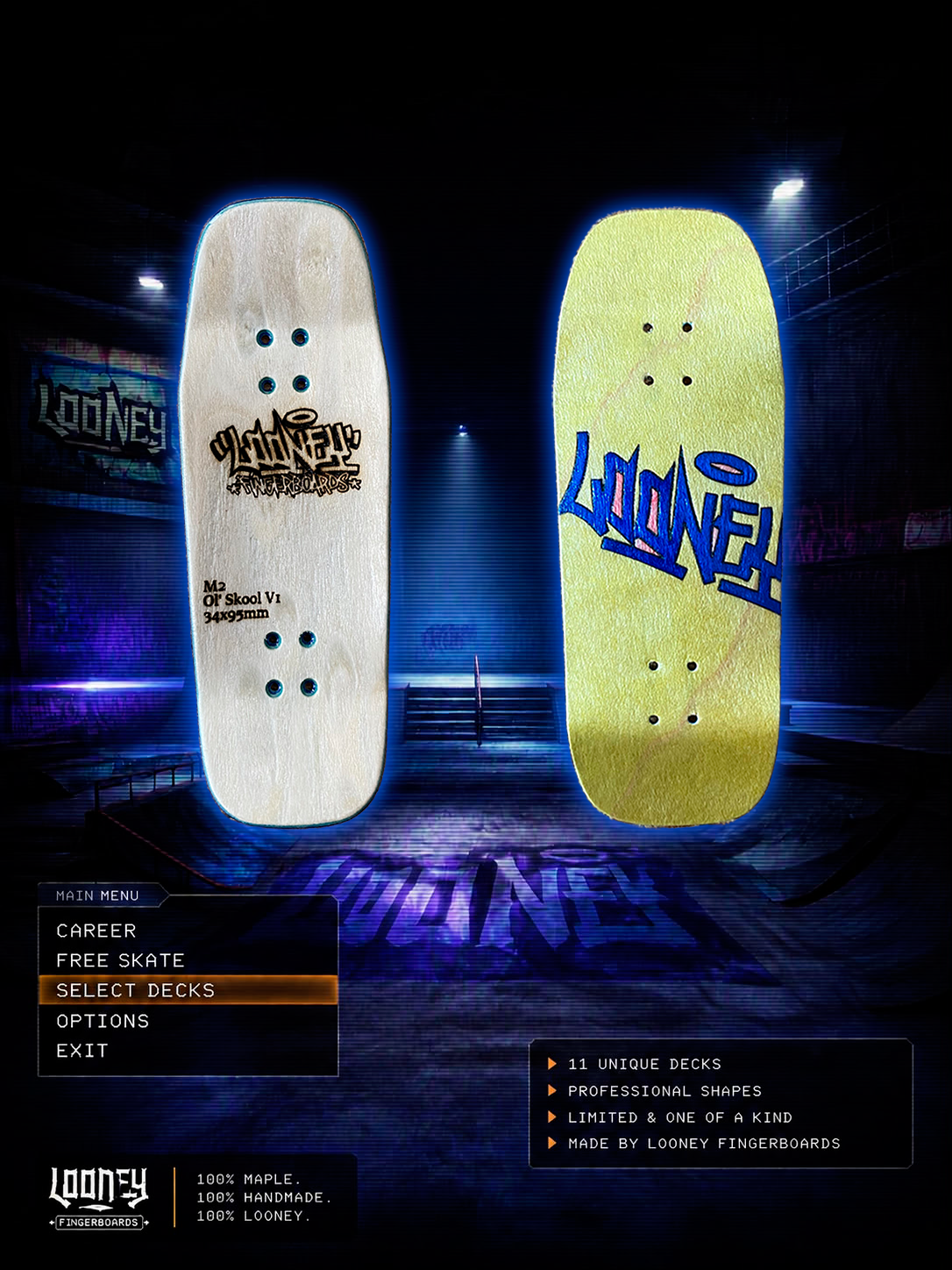 M2 Drop Fingerboards