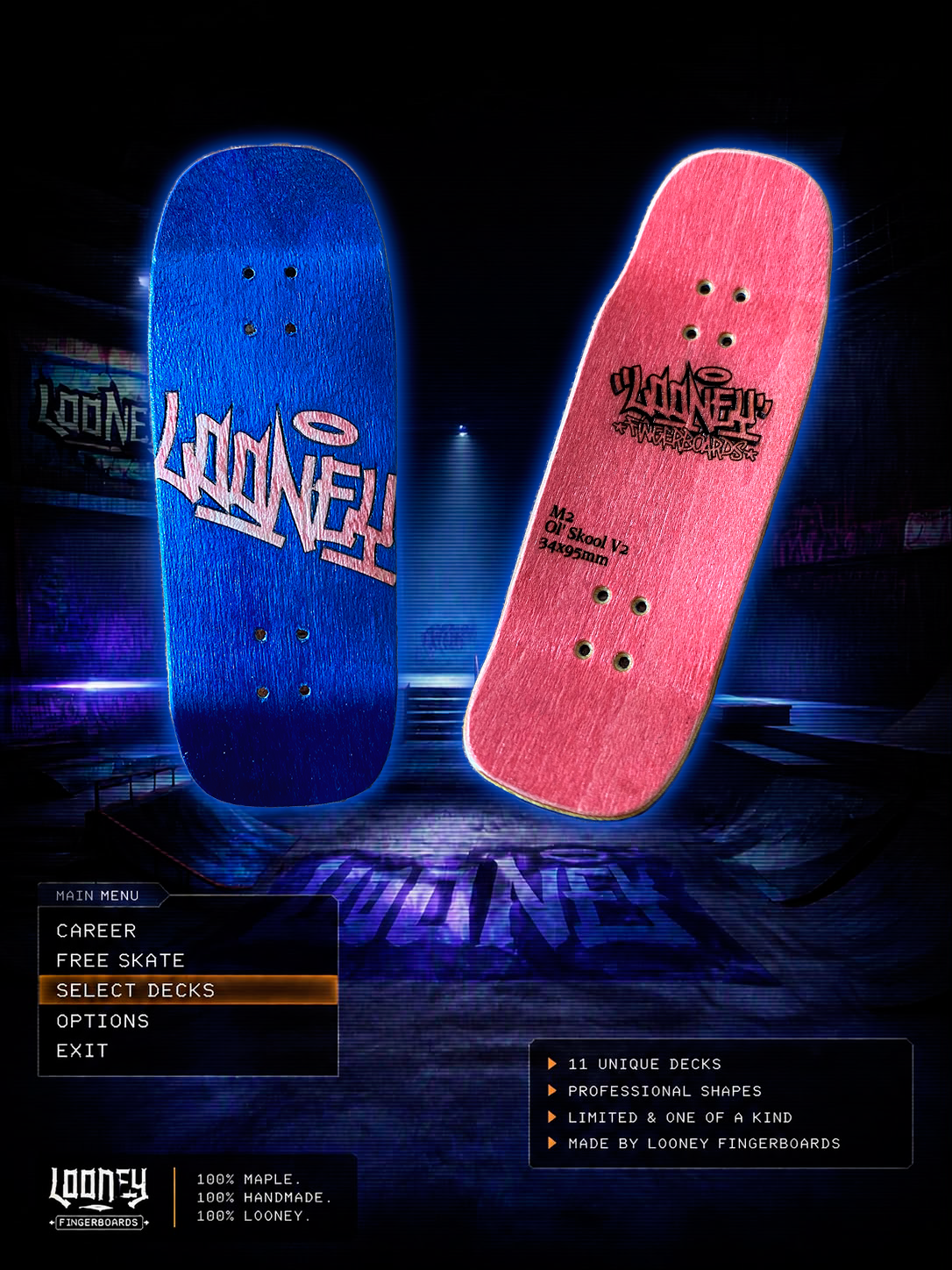 M2 Drop Fingerboards