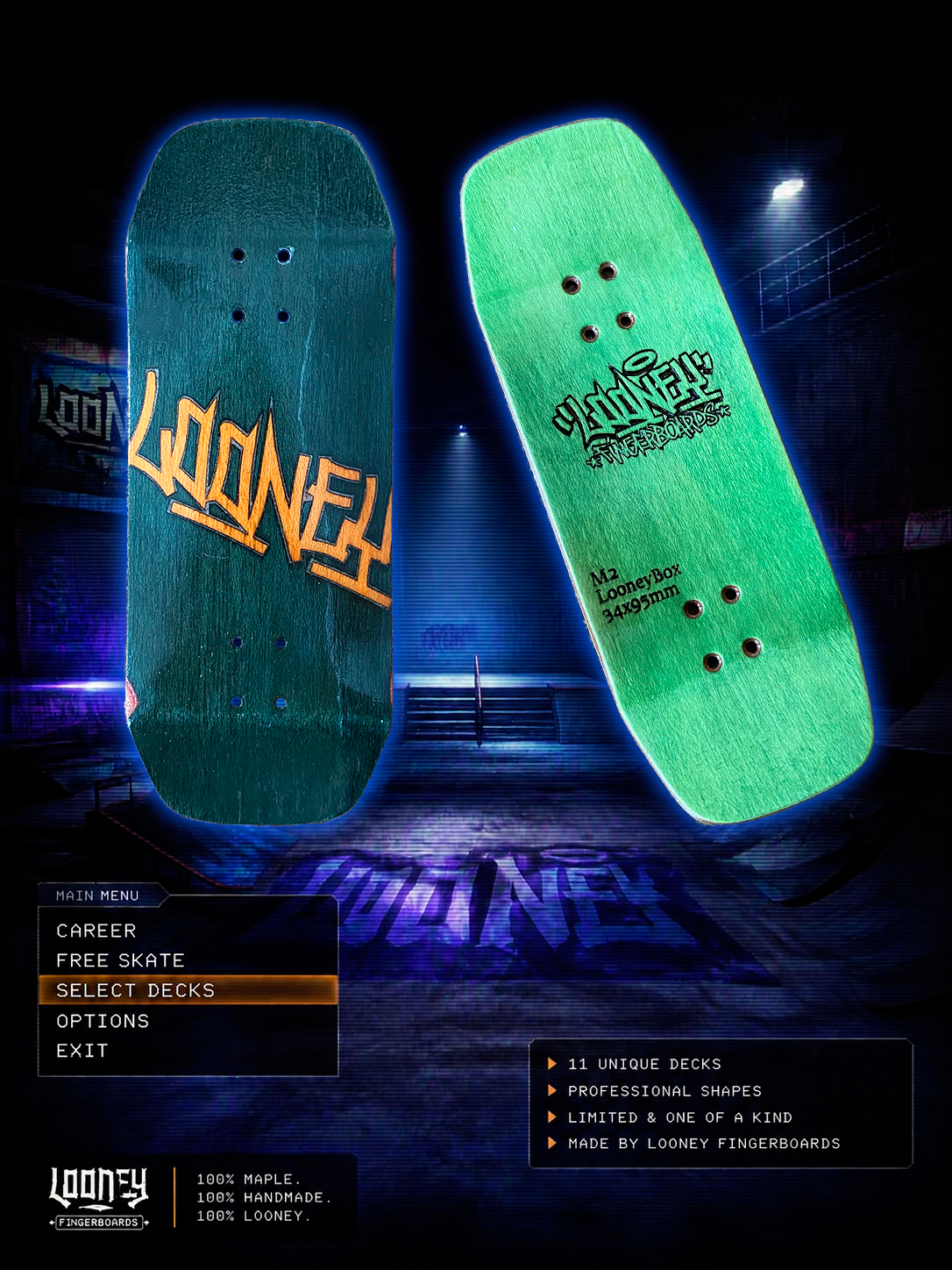 M2 Drop Fingerboards