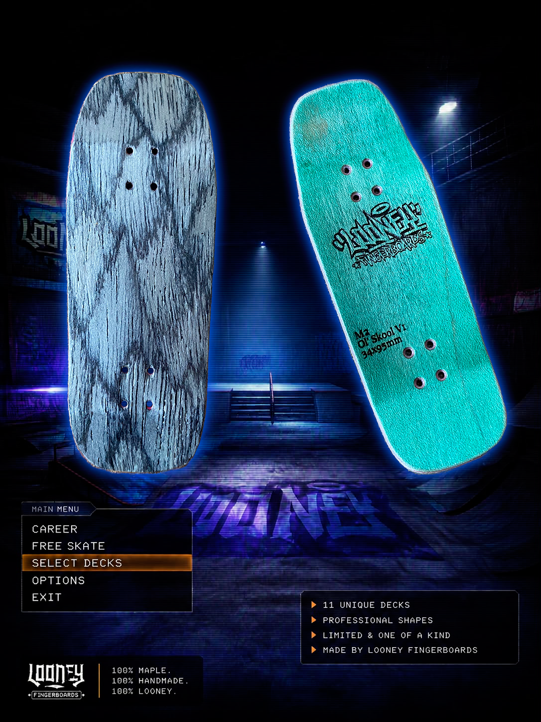 M2 Drop Fingerboards