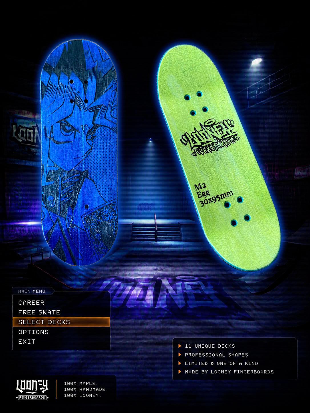 M2 Drop Fingerboards