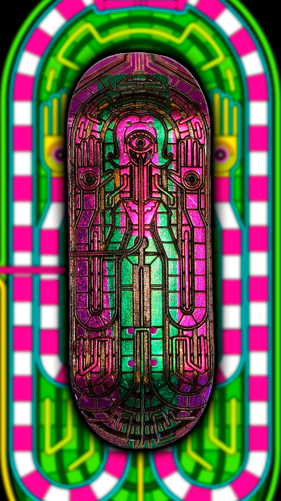 DMT fingerskateboard, fingerboard professional 34mm x 96mm