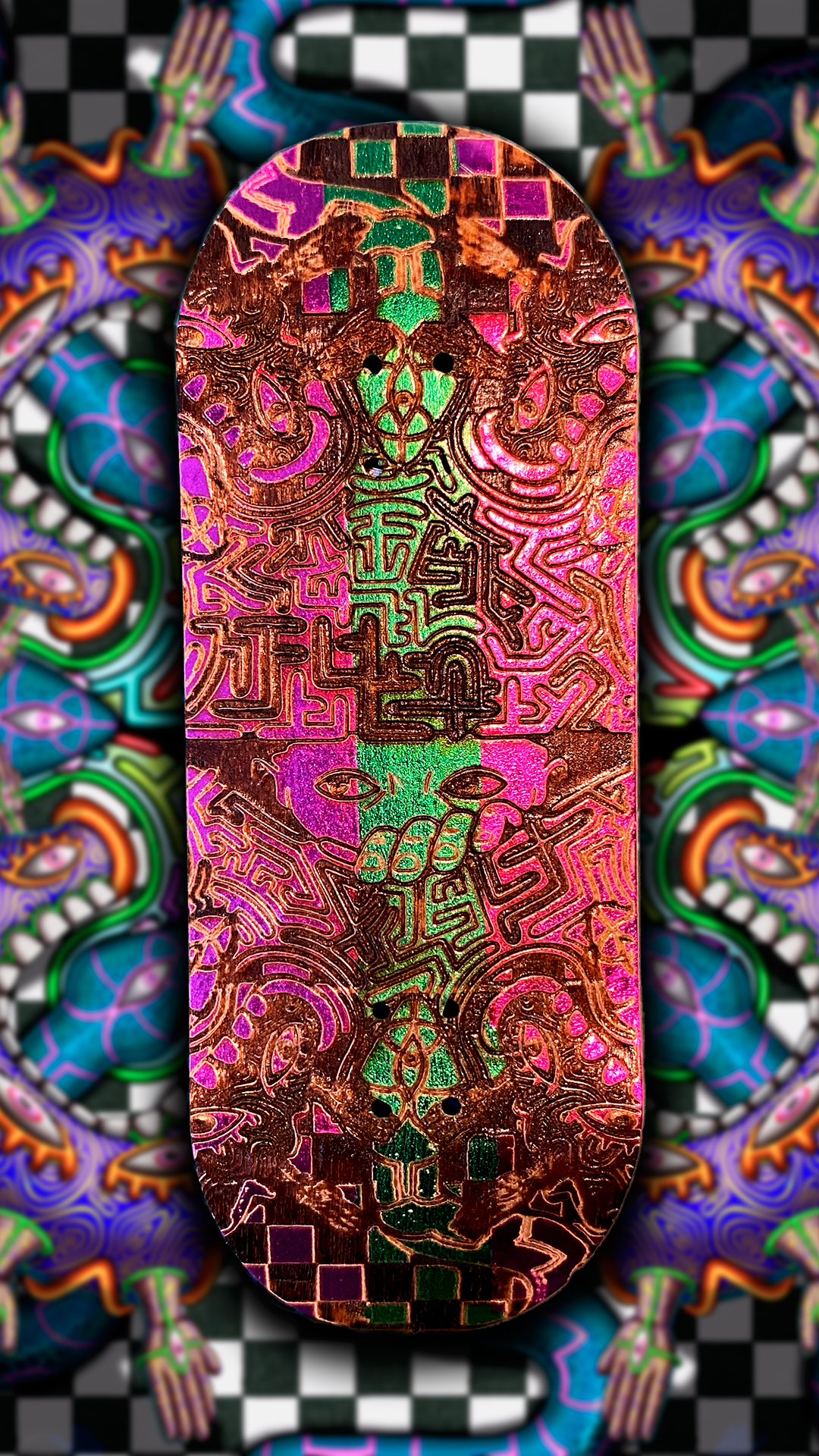 DMT fingerskateboard, fingerboard professional 35mm x 97mm