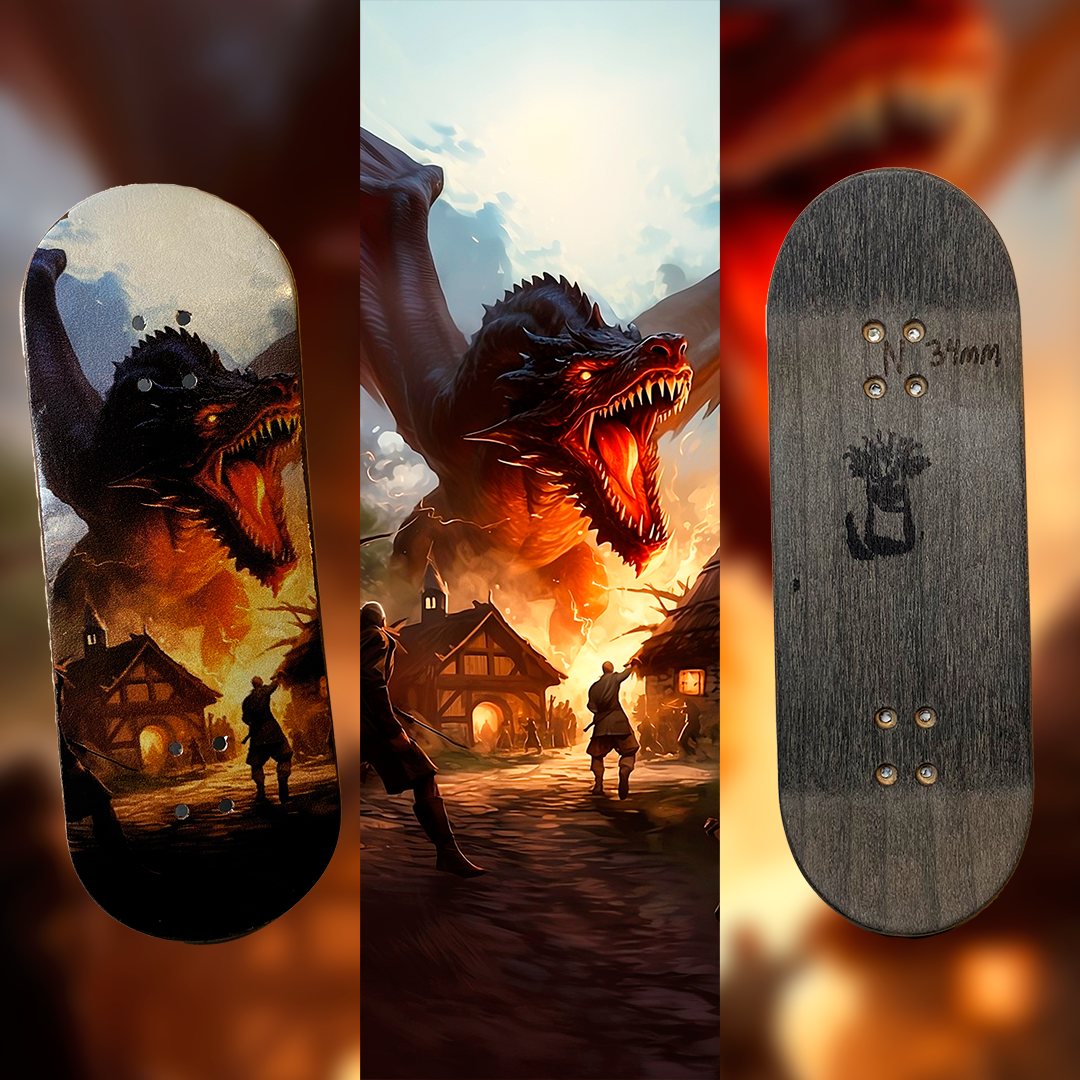 Dragon Series - Limited Edition Halloween Fingerboard Deck