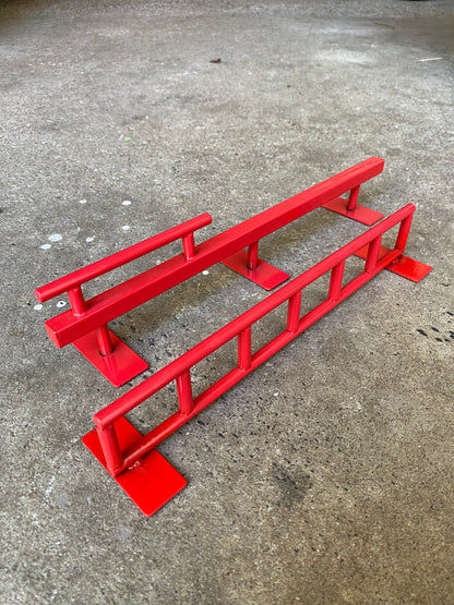 Fingerskateboard Flatrail, Round/Ladder