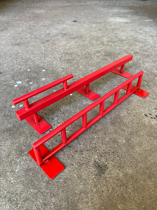 Fingerskateboard Flatrail, Round/Ladder