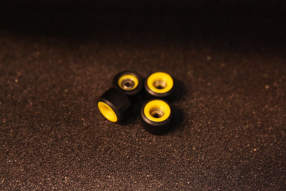 Double layer color fingerboard wheels, 7.8mm*5.1mm Street Shapes 70D pro finger skateboard wheels dual durometer