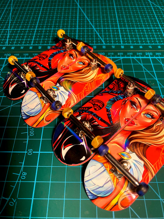Fingerboard COMPLETE setup 34mm x 98mm, professional complete finger skateboard (Copy)