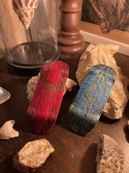 unique engraved pro fingerskateboard 33,5mm x 96mm