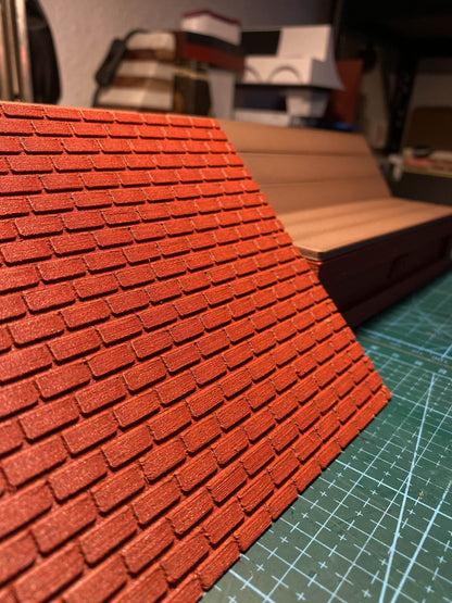 XL Brick Bank Bench, Fingerboard Obstacle Park Series Ramp