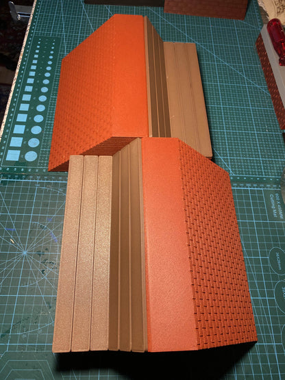 XL Brick Bank Bench, Fingerboard Obstacle Park Series Ramp