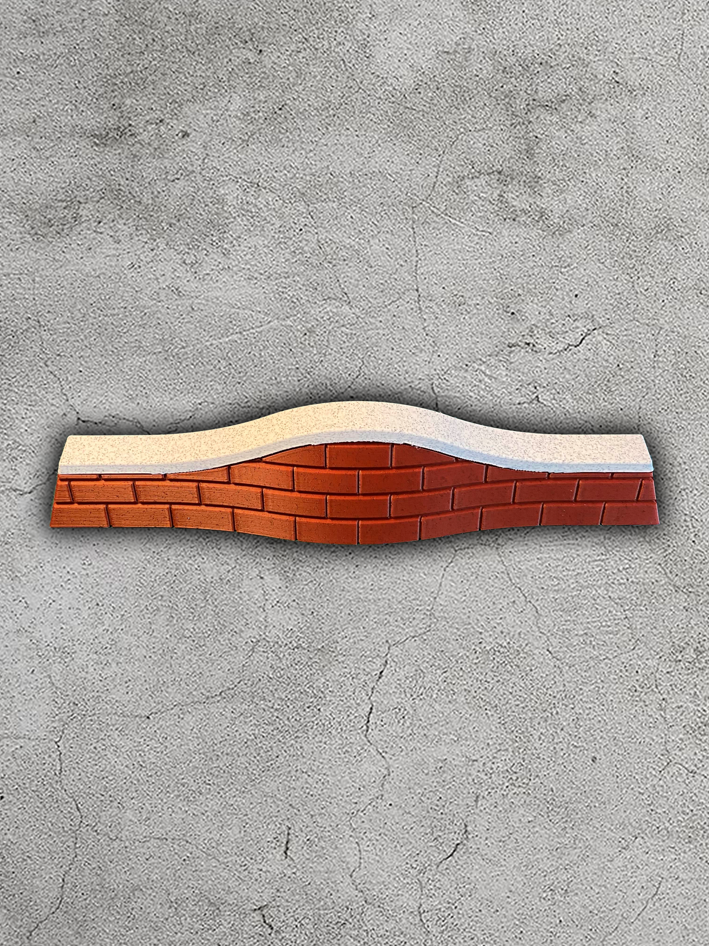 Slappy Curb Fingerskateboard ramp, fingerboard obstacle 3D printed