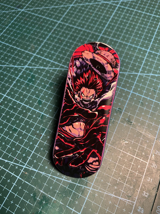 One Piece Luffy Gear 5 Fingerskateboard, 34x96mm pro fingerboard