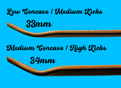 Fingerboard COMPLETE setup 34mm x 98mm, professional complete finger skateboard