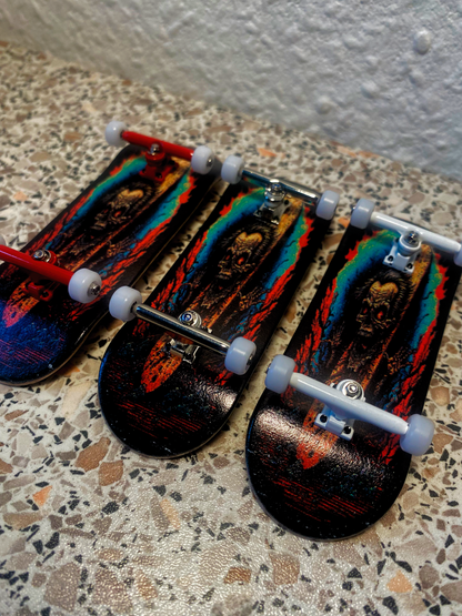 Fingerboard COMPLETE setup 34mm x 98mm, professional complete finger skateboard