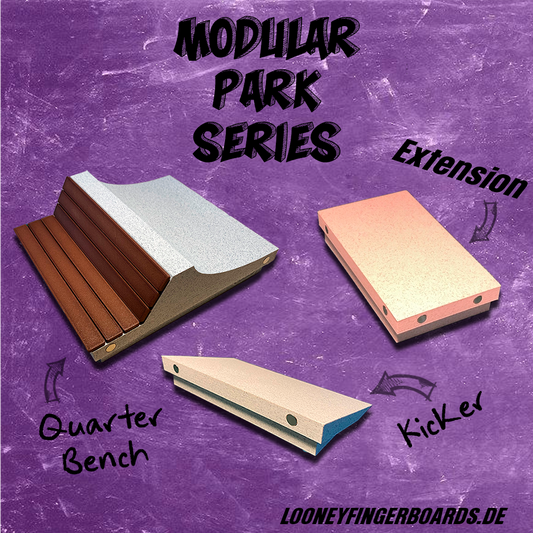 Modular Park Series Bundle, fingerboard obstacle 3D print