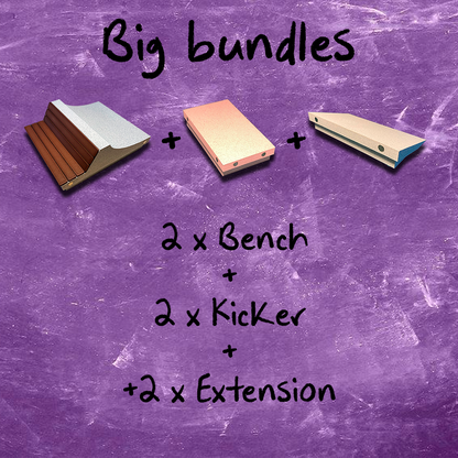 Modular Park Series Bundle, fingerboard obstacle 3D print