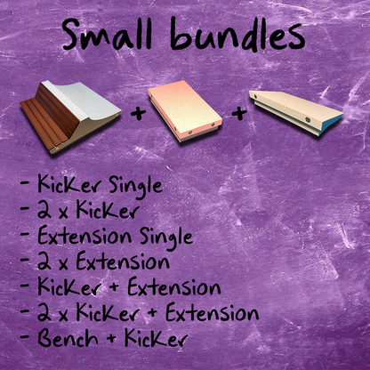 Modular Park Series Bundle, fingerboard obstacle 3D print