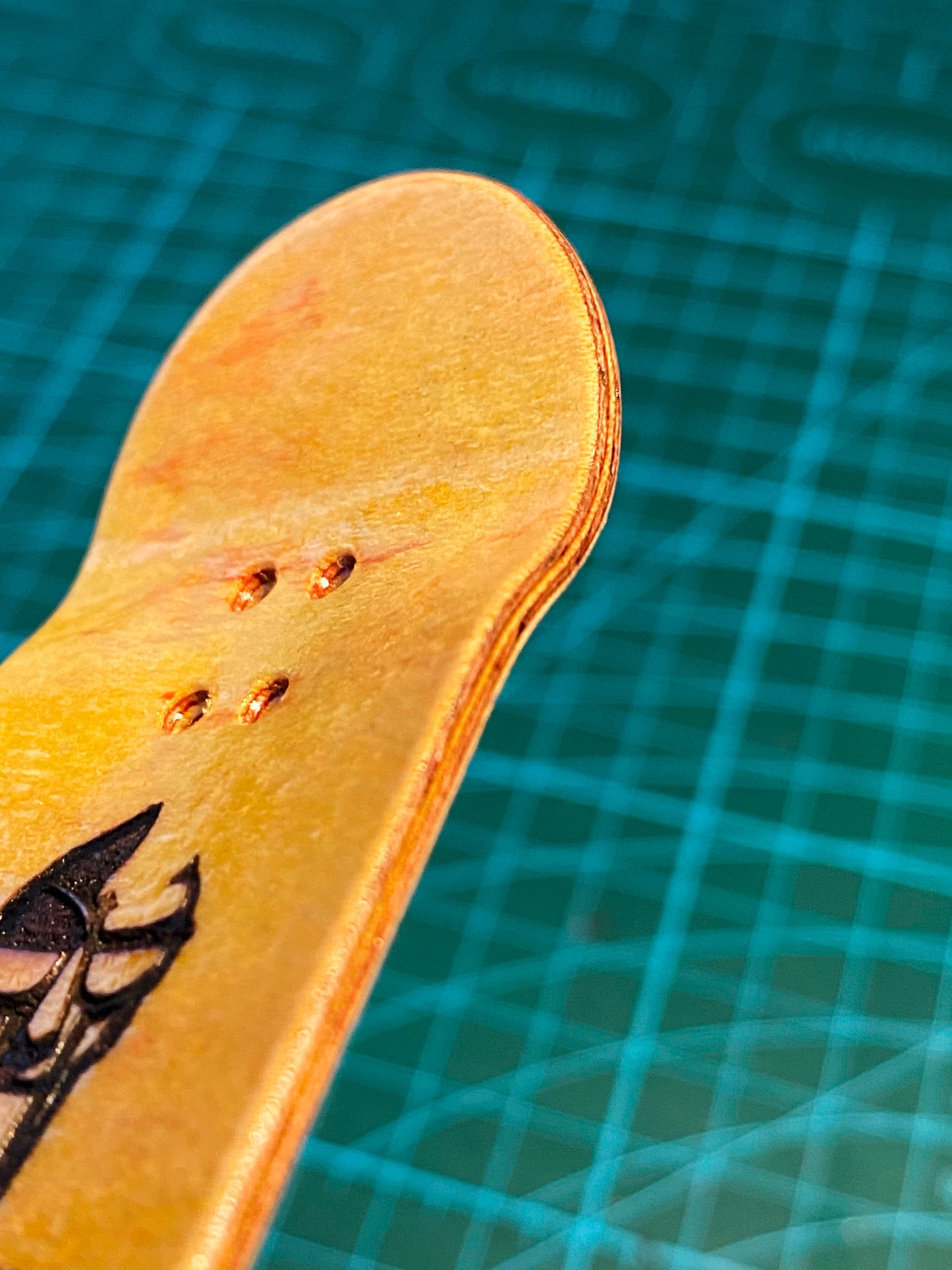 MFDOOM fingerskateboard, fingerboard professional 34mm x 98mm