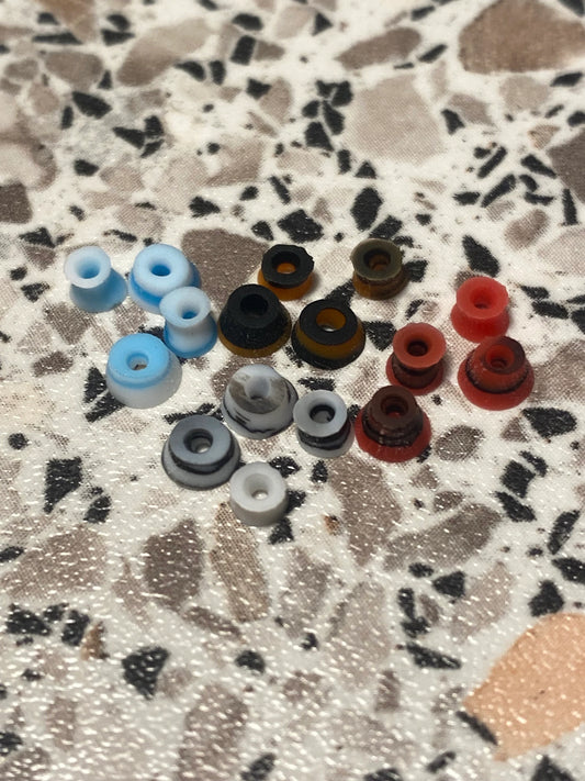 Handmade 78A fingerboard high elastic colorful fingerboard PU bushing, finger skateboard pro accessoires