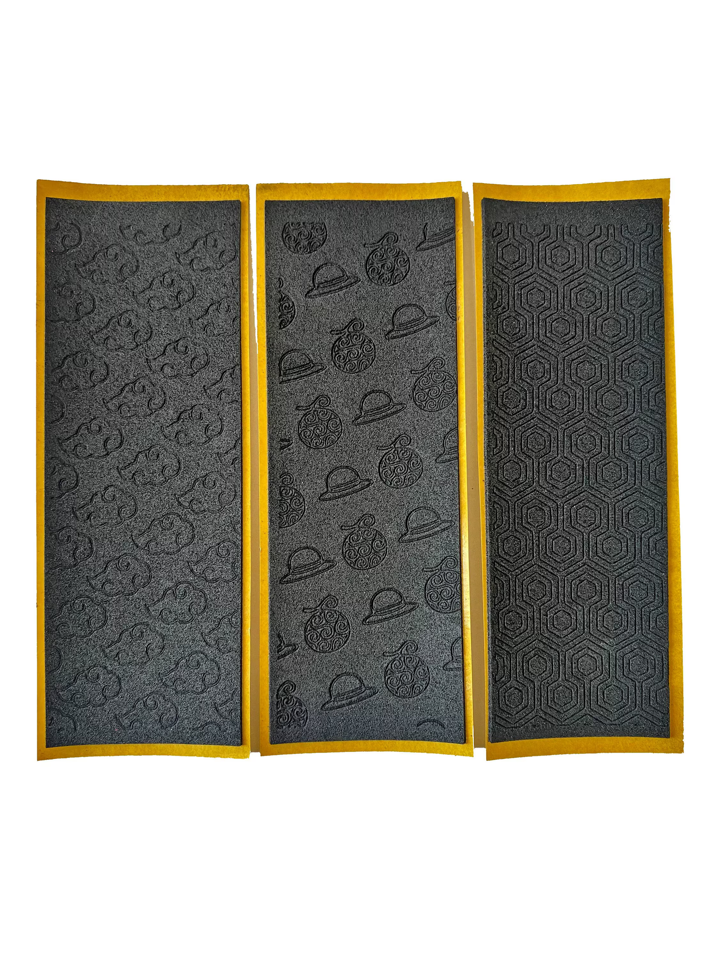 Engraved custom pro fingerboard foam tape, pattern riptape 0,5mm finger skateboards