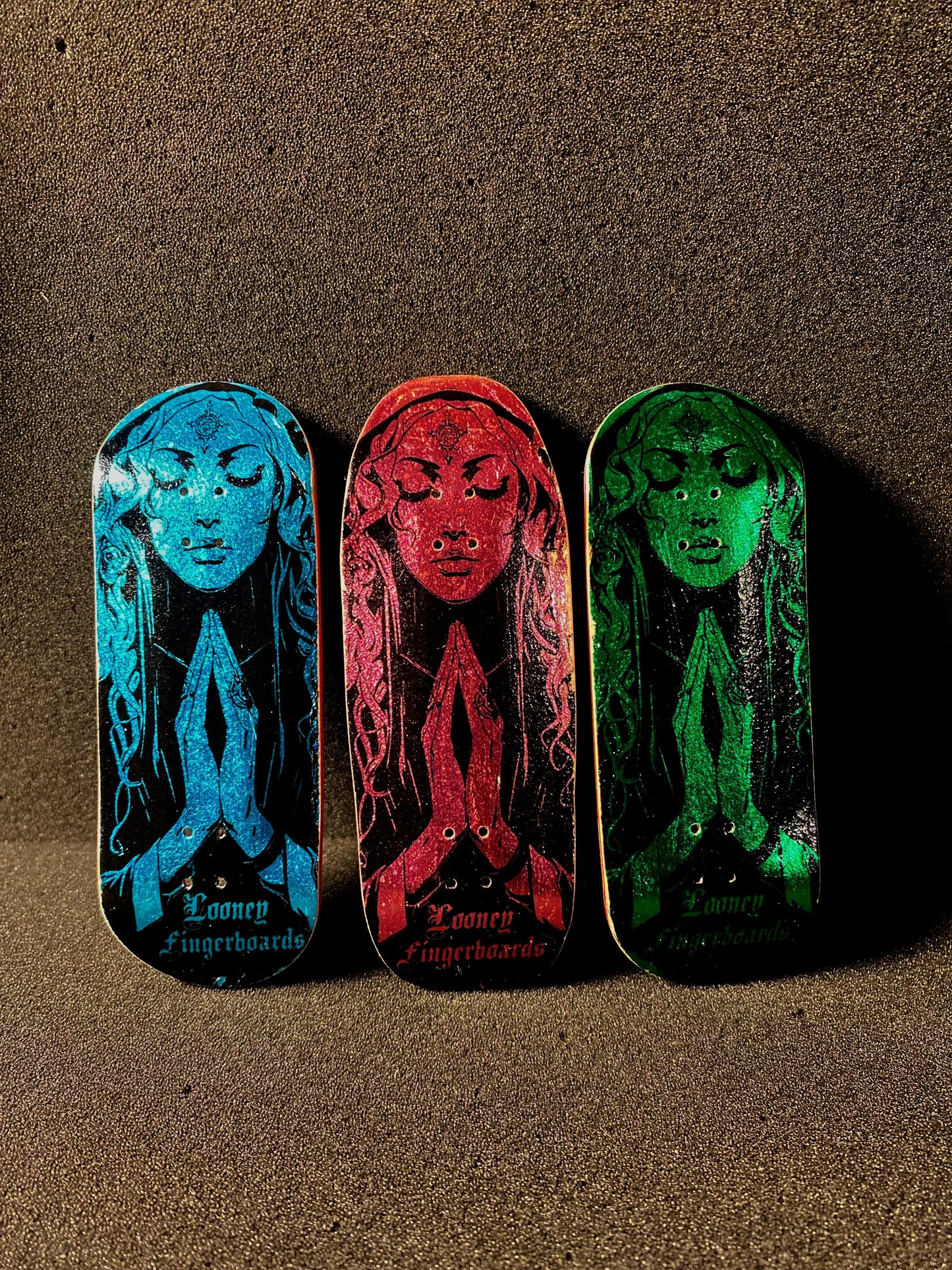 Professional fingerboard deck, unique engraved pro fingerskateboard 34/35 mm x 96/97 mm