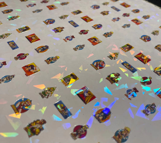 Hook-Ups miniature Sticker, miniature decals for fingerboards, mini finger skateboard vinyls slaps